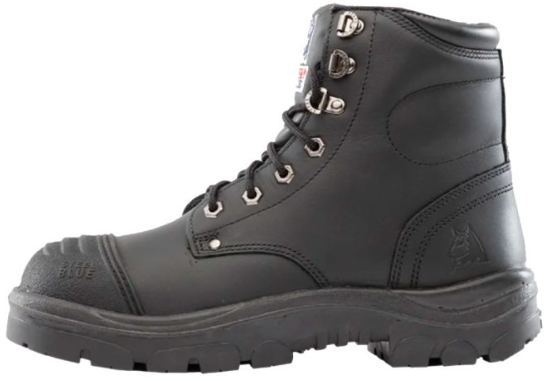 STEEL BLUE Argyle Zip Scuff Cap Safety Boot 312652 BLACK