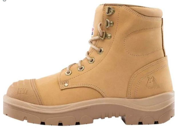 STEEL BLUE Argyle Zip Scuff Cap Safety Boot 312652 SAND