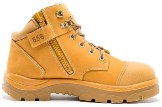 STEEL BLUE Parkes Zip Scuff Safety Boot 312658 WHEAT