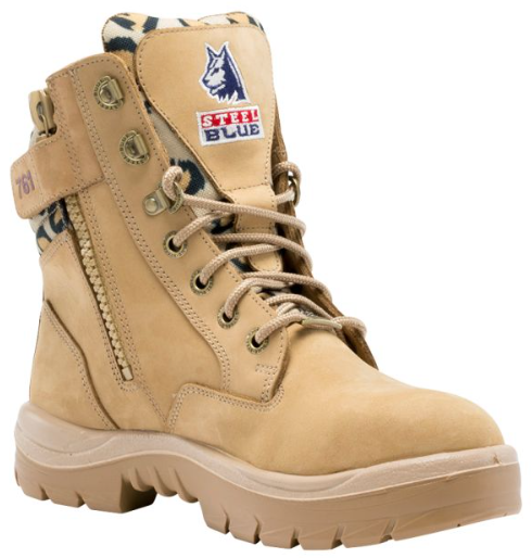 STEEL BLUE Southern Cross Zip Ladies Safety Boot 522761 JUNGLE