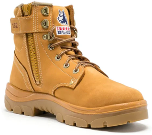 STEEL BLUE Argyle Zip Safety Boot (312152) WHEAT
