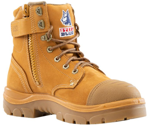 STEEL BLUE Argyle Zip Scuff Cap Safety Boot (312652) WHEAT