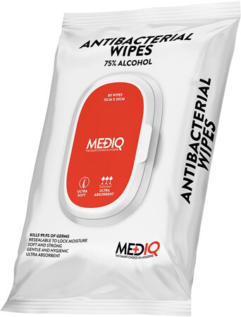 Antibacterial Wipes - Pack 80ABW80