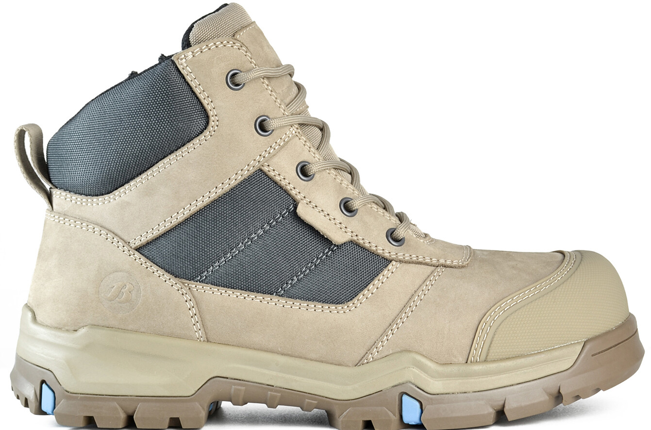 BATA ROY Mid Cut Zip Safety Boot (804-89044) | Worklocker Pakenham