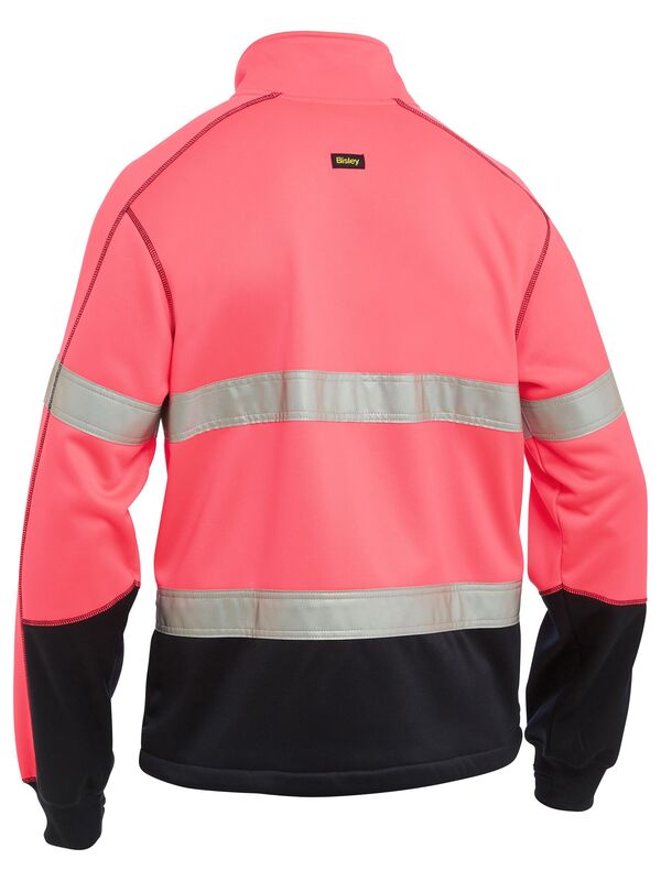 BISLEY Jump Taped Hi Vis Full Zip Fleece BK6611T