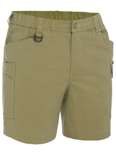 BISLEY Shorts Stretch Cotton Elastic Waist Cargo BSHC1018