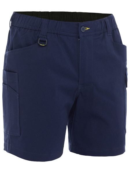 BISLEY Shorts Stretch Cotton Elastic Waist Cargo BSHC1018