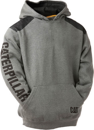 CAT Logo Panel Hooded Sweatshirt 1910802