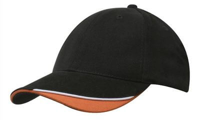 Cap Brushed Heavy Cotton with Indented Peak   4167