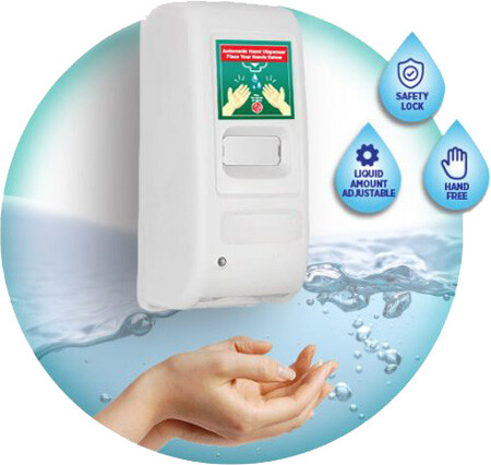 Hand Sanitiser Dispenser Infrared Touchless HSDISP
