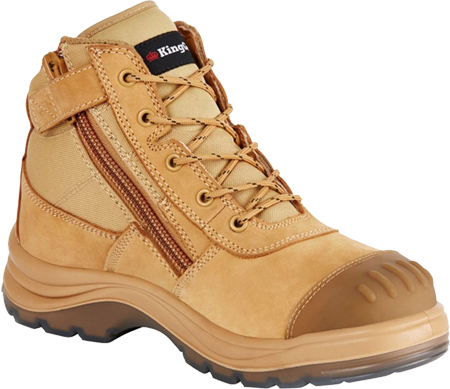 KING GEE Tradie 130mm 5+quot Side Zip Safety Boot K27100