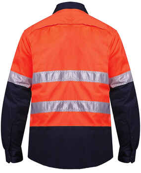 RITEMATE Shirt Hi Vis Vented LS +Tape RM107V2R