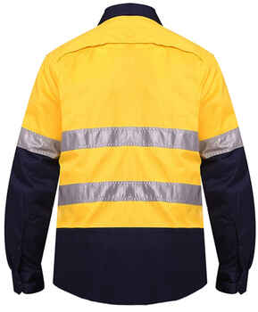 RITEMATE Shirt Hi Vis Vented LS +Tape RM107V2R