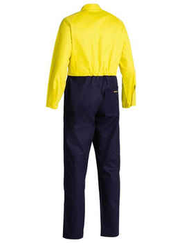 BISLEY Coveralls Cotton Drill Hi-Vis BC6357