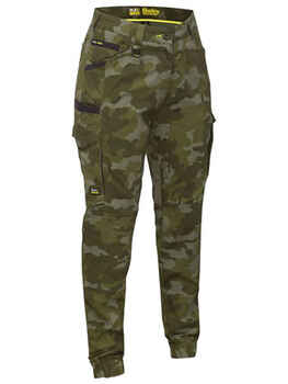 BISLEY FLX +amp MOVE Pants Stretch Camo Cargo Womens BPCL6337