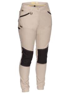BISLEY FLX +amp MOVE Pants Stretch Cotton Shield Panel Womens BPL6022