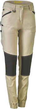 BISLEY FLX +amp MOVE Stretch Cotton Shield Panel Pants Womens BPL6022