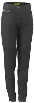 BISLEY FLX +amp MOVE Stretch Cotton Shield Panel Pants Womens BPL6022