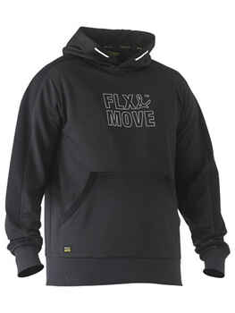 BISLEY Hoodie FLX +amp MOVE Pullover with Print BK6902P