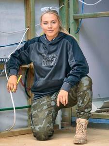 BISLEY Hoodie FLX +amp MOVE Pullover with Print BK6902P