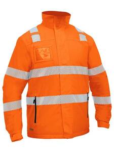 BISLEY Jacket Hi Vis Heated with Hood BJ6842T