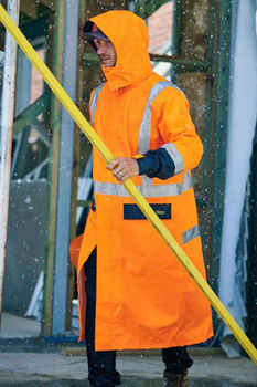 BISLEY Jacket Hi Vis Long Rain BJ6961T