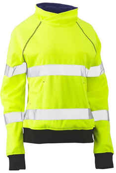 BISLEY Jumper Hi-Vis Fleece Taped Womens BKL6818T