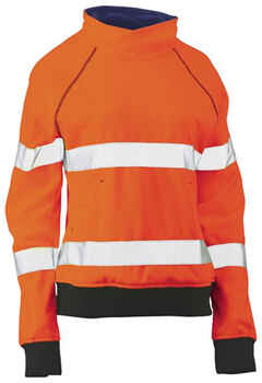 BISLEY Jumper Hi-Vis Fleece Taped Womens BKL6818T