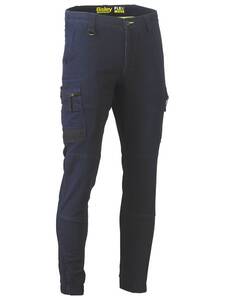 BISLEY Pants FLX +amp MOVE Stretch Utility Zip Cargo Cuffed BPC6334