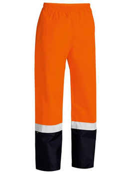 BISLEY Pants Taped Two Tone Hi Vis Shell Rain BP6965T