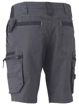 BISLEY Shorts Flex +amp Move Stretch Utility Zip Cargo BSHC1330