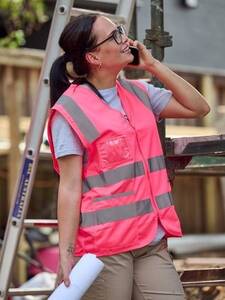 BISLEY Vest Taped Hi Vis Safety (BV0341T)