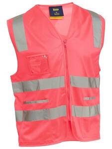 BISLEY Vest Taped Hi Vis Safety BV0341T