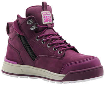 HARD YAKKA 3056 Side Zip Ladies Safety Boot Y60250