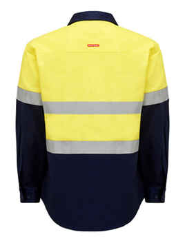 HARD YAKKA Shirt Hi Vis LS +Tape Y04610