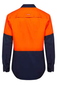 HARD YAKKA Shirt Hi Vis Vented LS Y07950