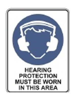 Hearing Protection Must Be Worn In This Area