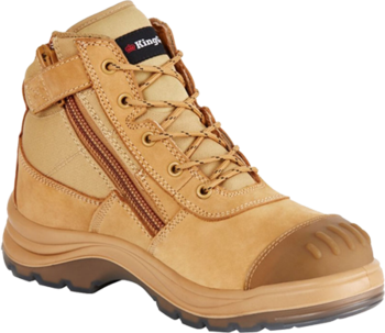 KING GEE Tradie 130mm (5") Side Zip Safety Boot (K27100)
