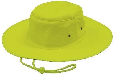 Luminescent Broad Rim Safety Hat (3024)