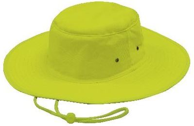 Luminescent Broad Rim Safety Hat (3024)