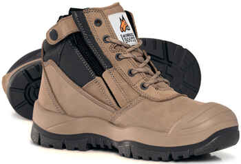 MONGREL ZipSider Safety Boot with Scuff Cap (461060)