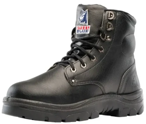 STEEL BLUE Argyle Zip Safety Boot 312152 VEGAN BLACK