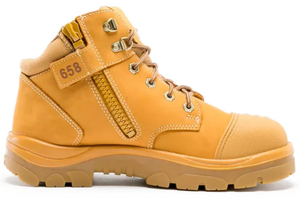 STEEL BLUE Parkes Zip Scuff Safety Boot 312658 WHEAT