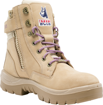 STEEL BLUE Southern Cross Zip Ladies Safety Boot 522761