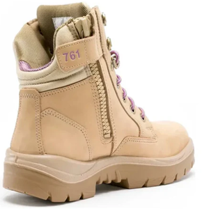 STEEL BLUE Southern Cross Zip Ladies Safety Boot 522761 SAND