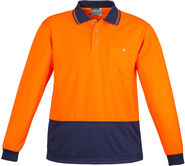 SYZMIK Basic Long Sleeve Polo ZH232