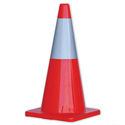 Traffic Cone with Reflective Tape - 700mm